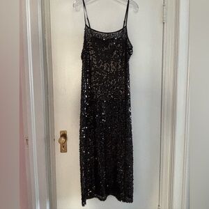 Sheer Sequin Dress